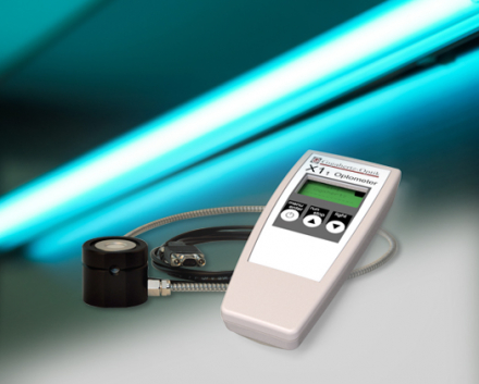 Photo of the UV radiometer for UV-C LEDs and low-pressure Hg germicidal lamps